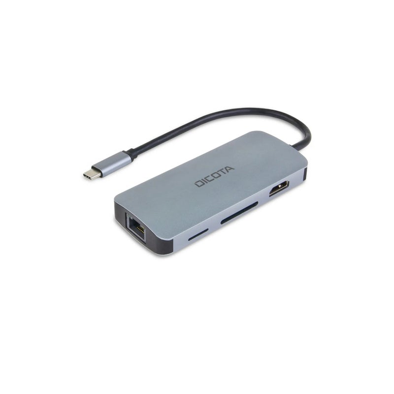 DICOTA USB-C 8-in-1 Multi Hub 4K PD 100W - Image 1