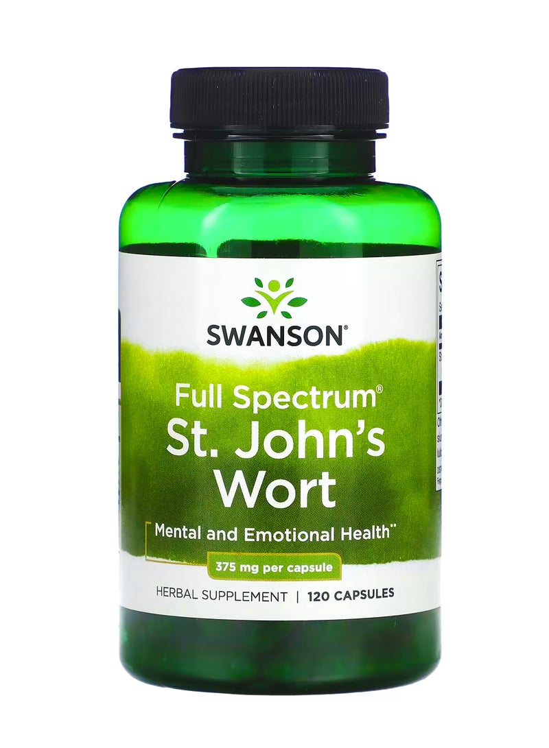 SWANSON Full Spectrum St. John's Wort 375 mg  120 Capsules
