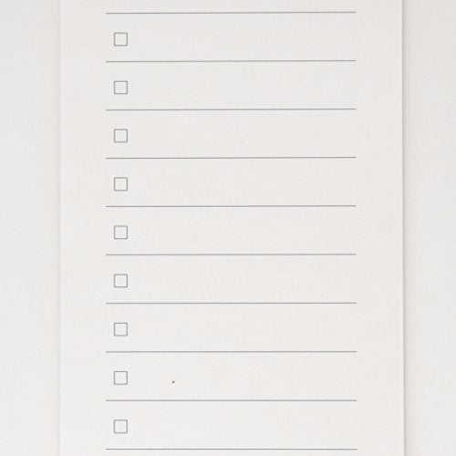 MUJI Checklist Notepad 40sheets Line of 14 - Image 3
