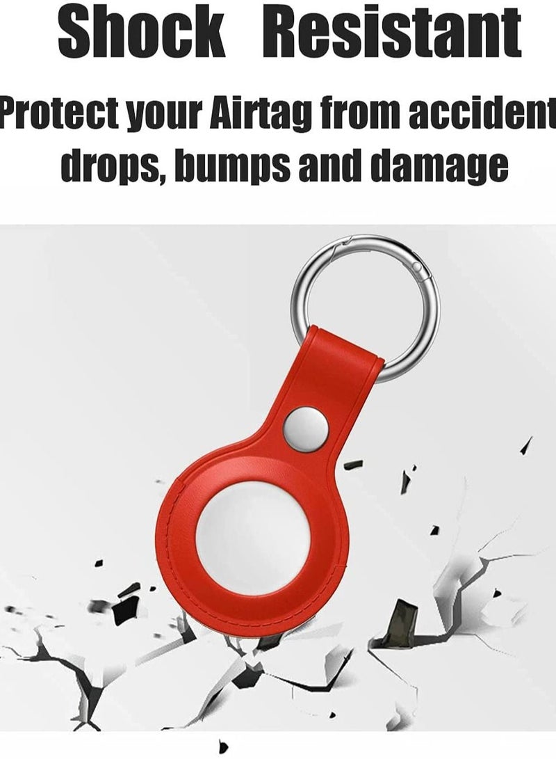 Rock Pow Leather Protective Sleeve For Airtags - Image 2