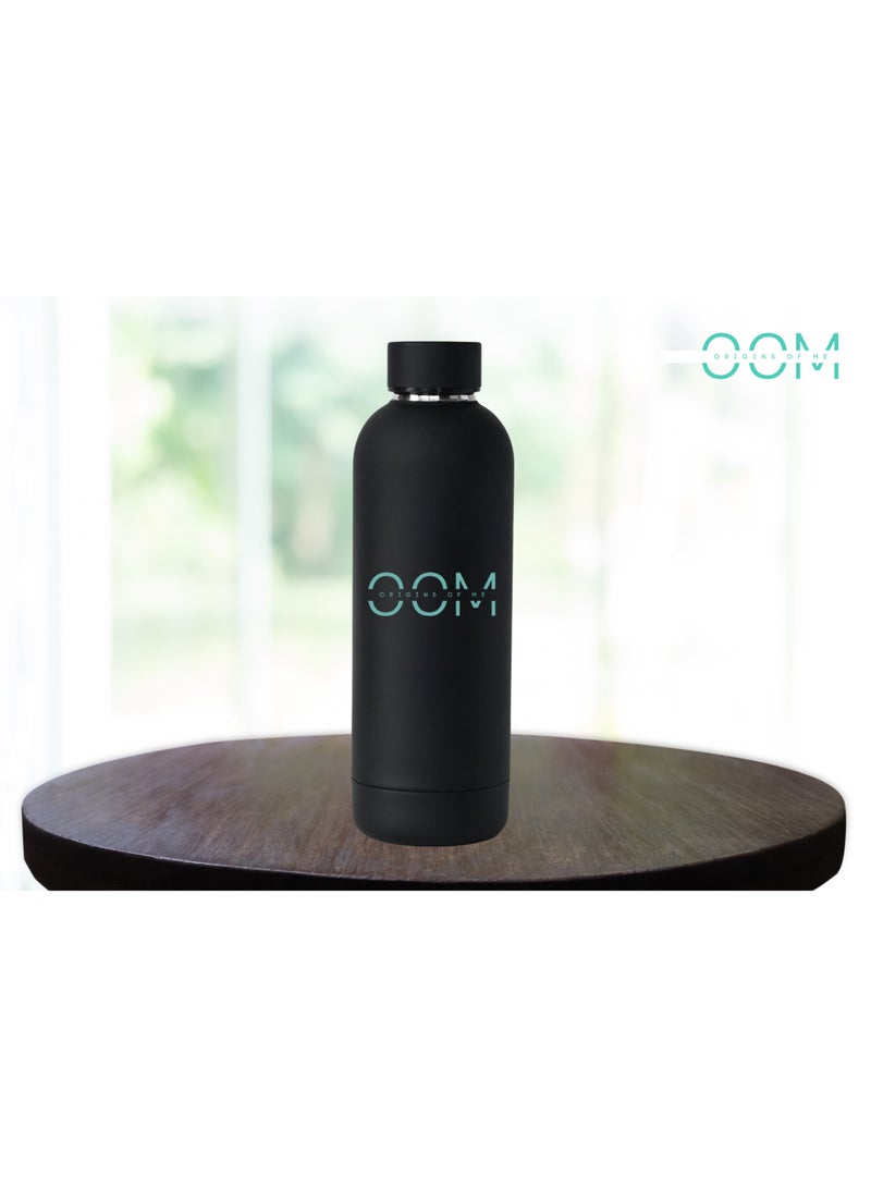 Origins Of Me OOM 500ml/17oz Water Bottle Stainless Steel, Double Walled Thermos Bottle,Double Insulated Hot and Cold Water Flask Leak Proof, Leakproof, BPA Free, perfect for kids, school, office, gym and sports (Matte Black) - Image 5