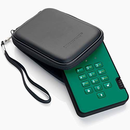 iStorage diskAshur2 HDD 2TB Green | Secure portable hard drive | Password protected | Dust & water resistant | Hardware Encryption - Image 3