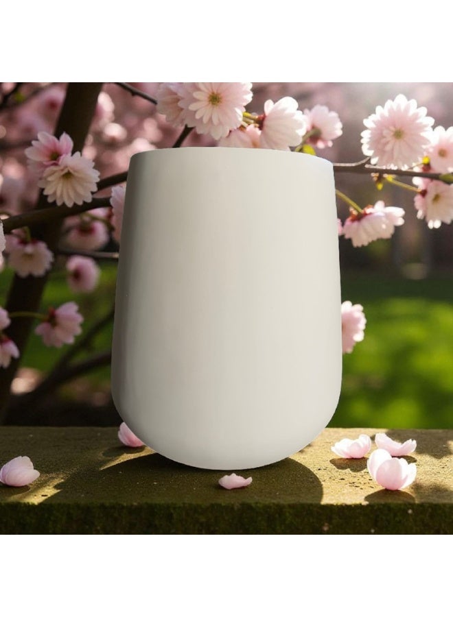 color zone pottery Indoor and outdoor balcony pots. Durable and strong structure, ideal for your large plants. Prevents discoloration and cracking caused by exposure to sunlight. Fiber - Image 1