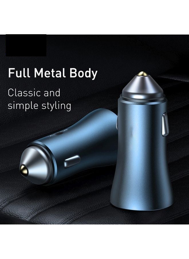 Fast Car USB Charger Adapter 3 Ports Car Mobile Phone Fast Charging Socket Plug with PD USB C Port & Quick Charge 3.0 Compatible with iPhone 14 Pro Max/ iPad Pro  - Image 4