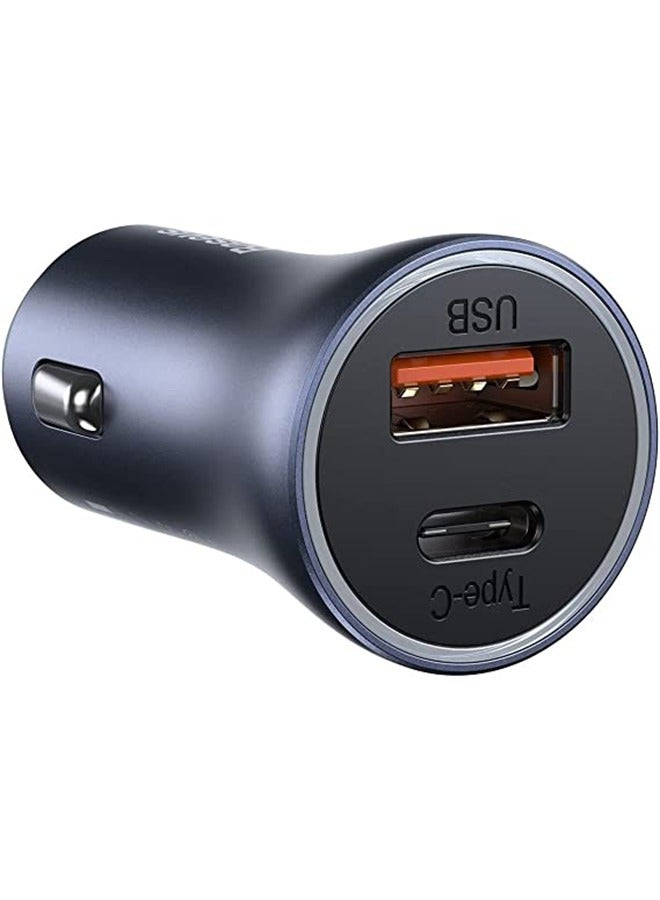 Fast Car USB Charger Adapter 3 Ports Car Mobile Phone Fast Charging Socket Plug with PD USB C Port & Quick Charge 3.0 Compatible with iPhone 14 Pro Max/ iPad Pro  - Image 2