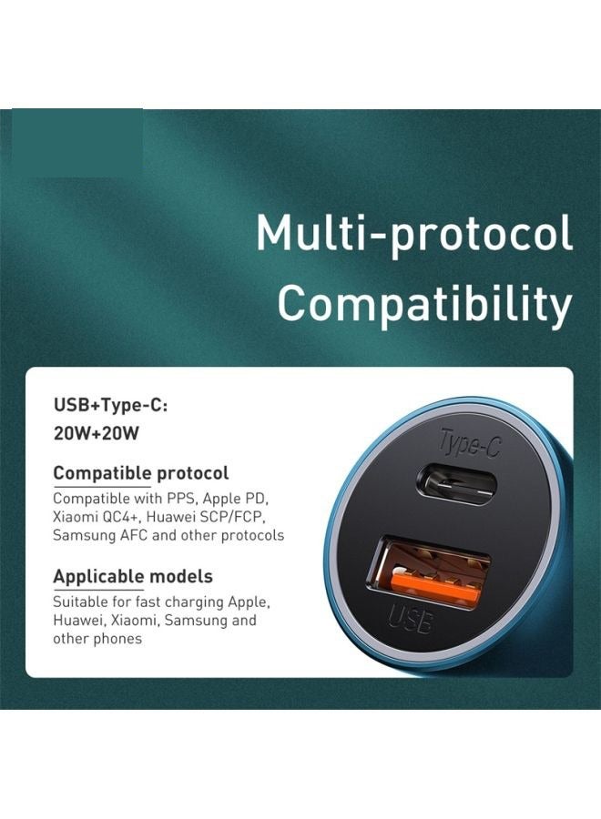 Fast Car USB Charger Adapter 3 Ports Car Mobile Phone Fast Charging Socket Plug with PD USB C Port & Quick Charge 3.0 Compatible with iPhone 14 Pro Max/ iPad Pro  - Image 3