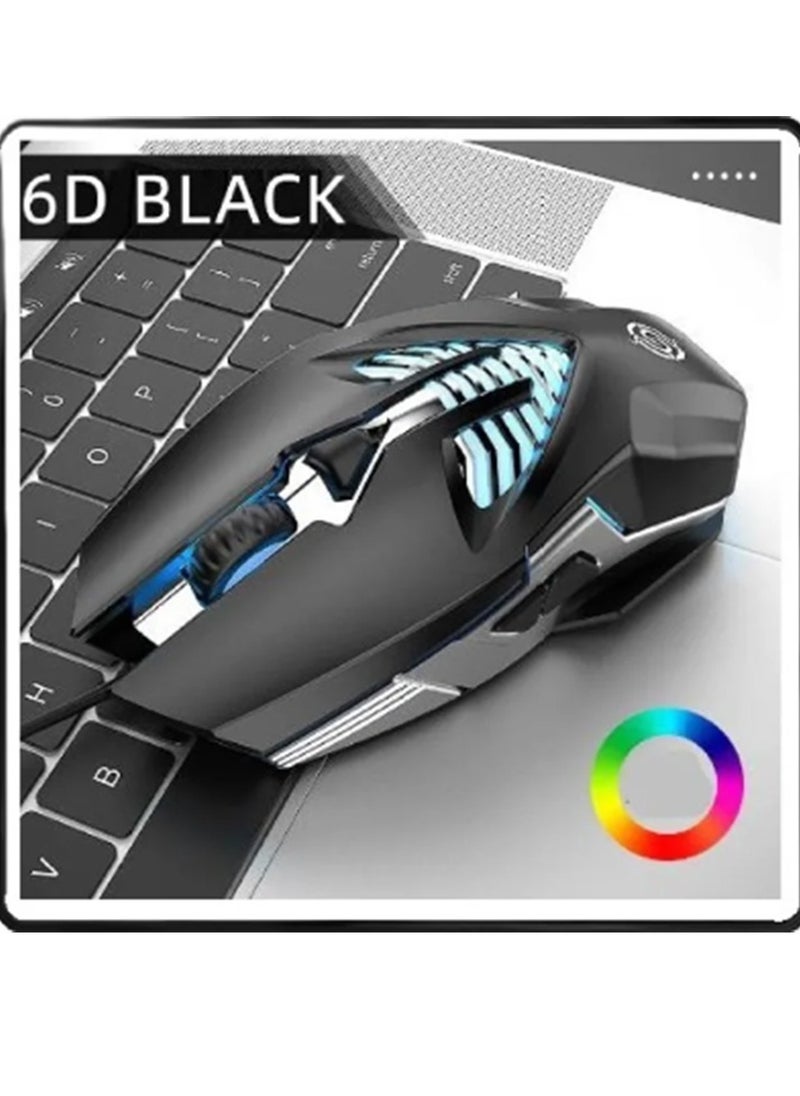 RGB Gaming Mouse 6 LED Color Changing Q1 , 1600dpi