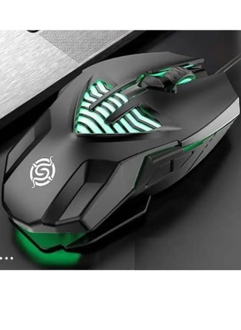 RGB Gaming Mouse 6 LED Color Changing Q1 , 1600dpi