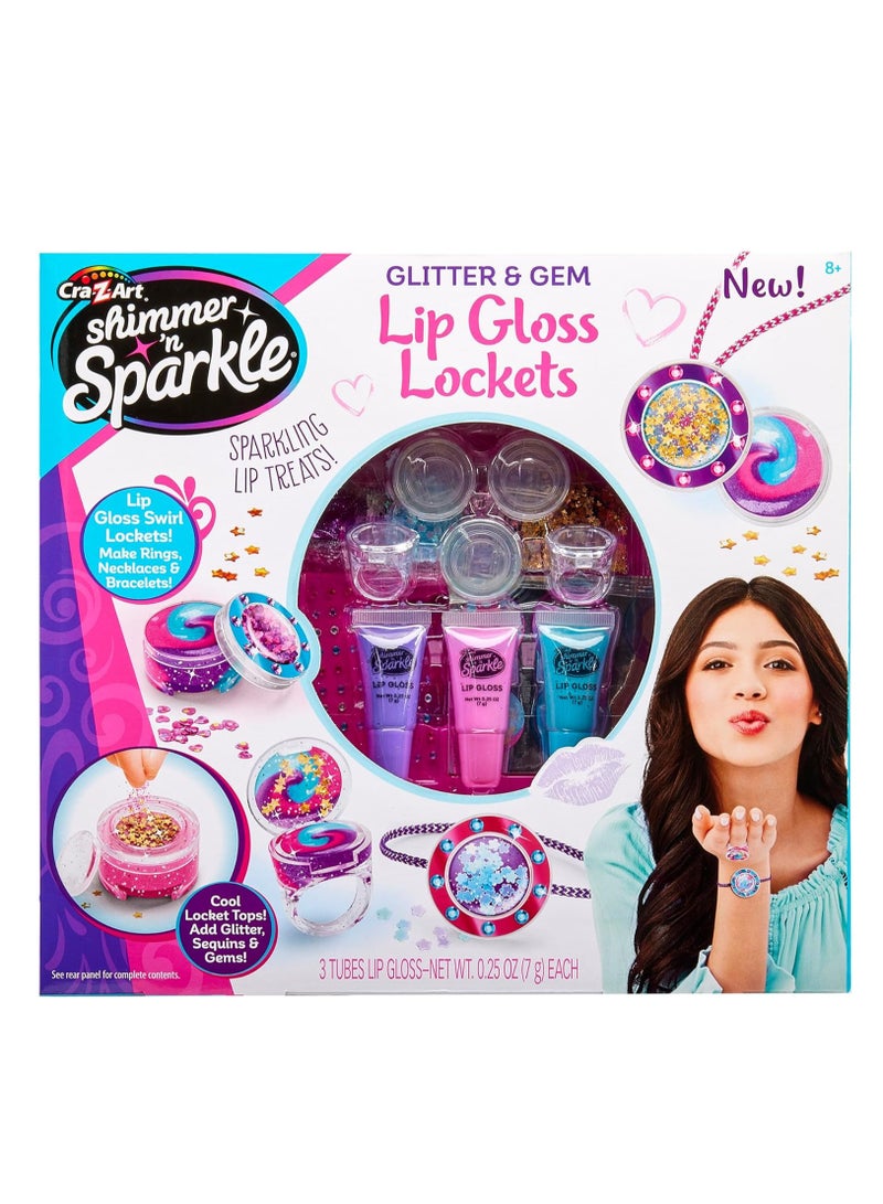 Shimmer N Sparkle قلادة لامعة و متلألئة مع لمعة و جواهر لشفاه اللمعان - Image 1