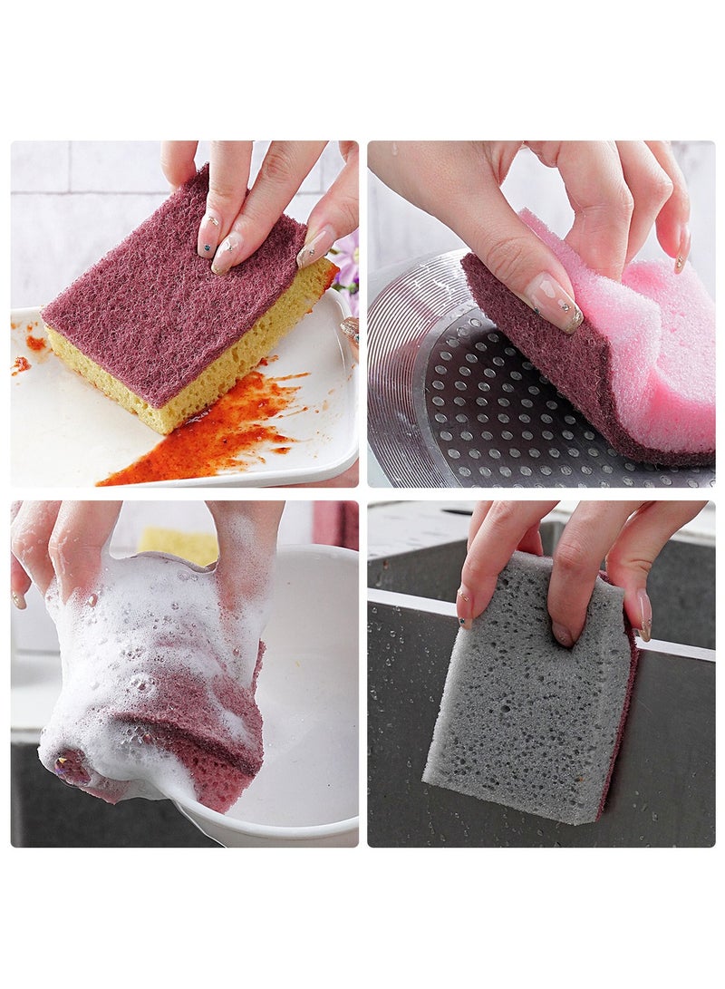 5 Pieces Colorful  Dishwashing Sponge, Long Lasting and Durable - Image 2