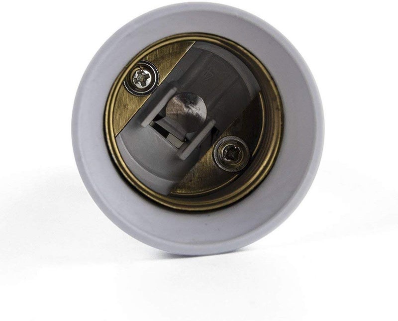 M2 Look قاعدة مصباح LED بيضاء E27، عبوة من 2 - Image 2