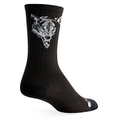 Sockguy, Wolf, SGX Socks, 6-inch - Small/Medium - Image 1
