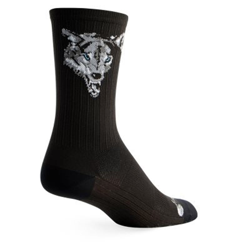 Sockguy, Wolf, SGX Socks, 6-inch - Small/Medium - Image 5