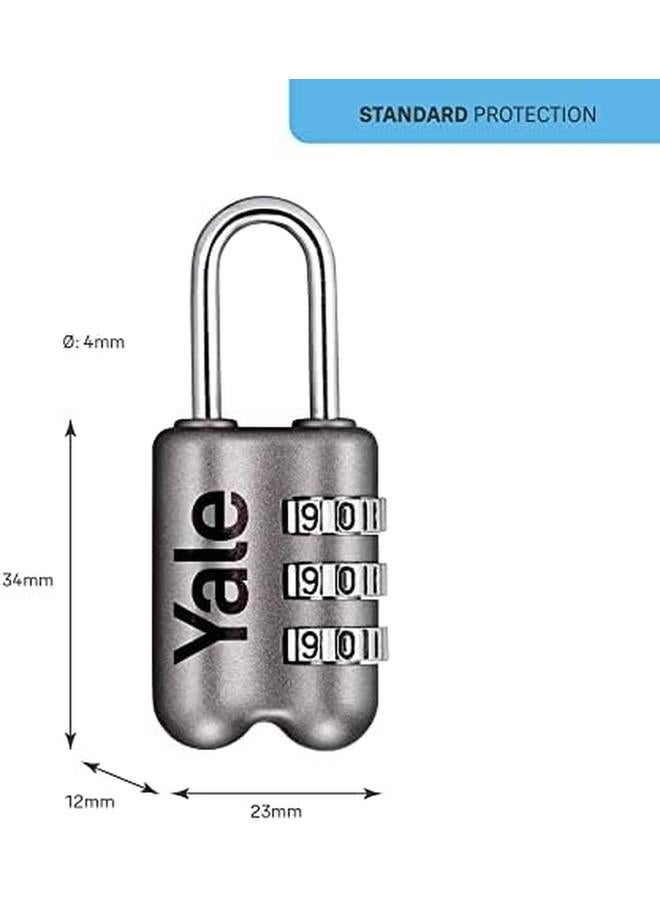 ييل قفل سفر 23 ملم رمادي Yp2 Series Yp2 23 128 1G - Image 2