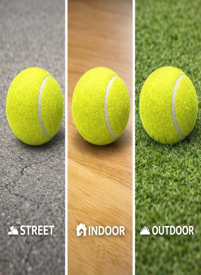 Kiraro Lightweight Tennis Cricket Balls | Soft Rubber Training Balls with High Bounce & Long Durability | Fluorescent Green | Pack of 3, 6 & 12 (Pack of 3) - Image 5