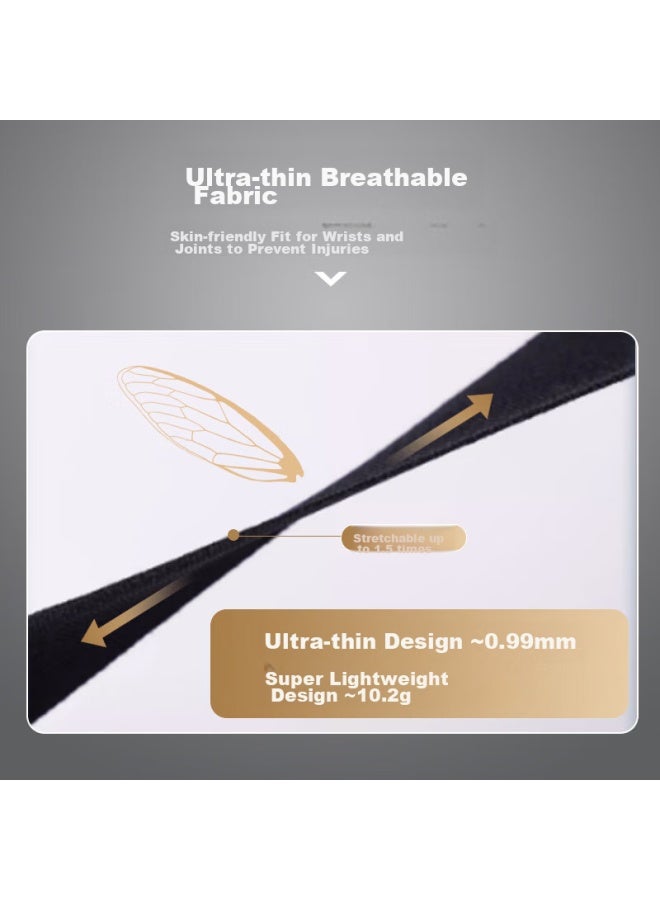 Mizuno دعامة تثبيت مفصل الإبهام، دعم التهاب الأوتار لالتواء المعصم، يد الفأر، يد الأم، للرجال والنساء - Image 5
