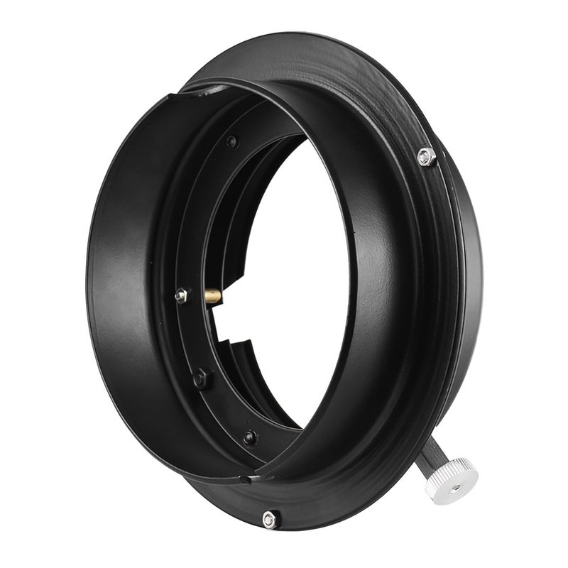 حلقة تحويل محول من واجهة Elinchrom إلى واجهة Bowens للتصوير الفني في استوديو التصوير الفني، لاستخدامها مع صندوق الضوء الناعم أو طبق الجمال ذي واجهة Bowens مع الفلاش المتوهج في الاستوديو ذي واجهة Elinchrom - Image 4