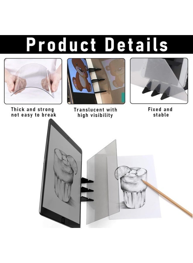 BIGTHREE Portable Wireless Optical Drawing Board, DIY Tracing & Copy Pad with Stand for Reflection Sketching, for Artists, Kids, Beginners, Creative Birthday & Christmas Art Gift - Image 2