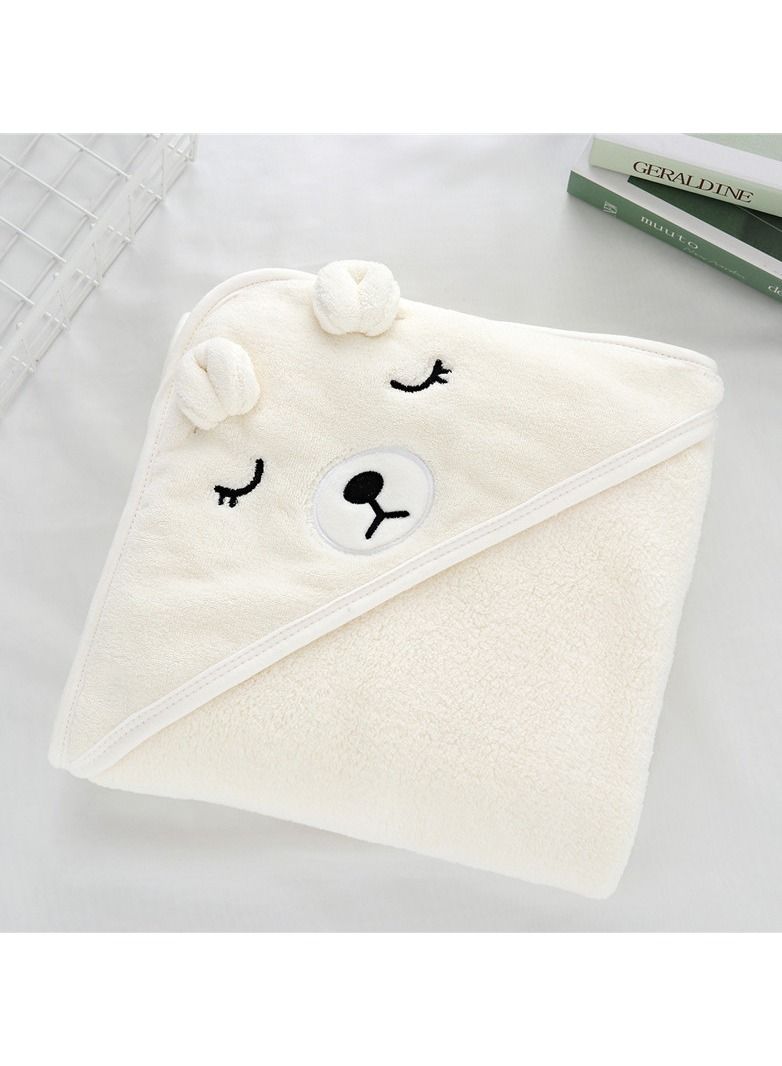 دونيسو Baby Bath Towels Newborn Hooded Baby Towel Ultra Absorbent and Soft Cotton Hooded Washcloth for Baby Toddler Infant Unisex Hooded Baby Bath Towel - Image 2