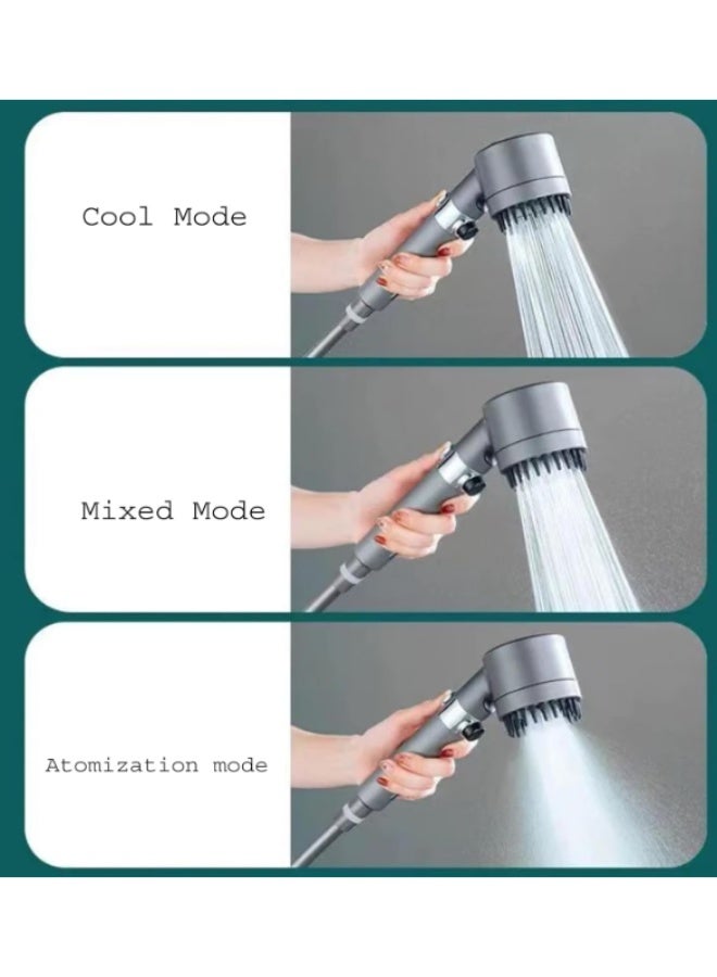 Zaroon Portable High Pressure Shower Head, 3- Modes Handheld Showerhead with On Off Switch, Multifunctional Massage Shower Head - Image 3