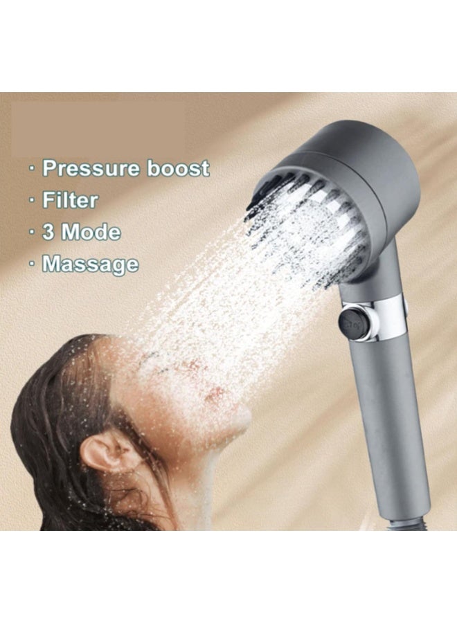 Zaroon Portable High Pressure Shower Head, 3- Modes Handheld Showerhead with On Off Switch, Multifunctional Massage Shower Head - Image 4
