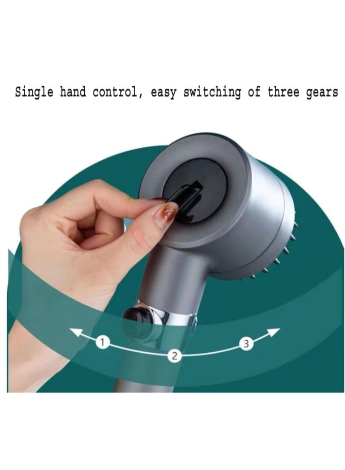 Zaroon Portable High Pressure Shower Head, 3- Modes Handheld Showerhead with On Off Switch, Multifunctional Massage Shower Head - Image 5