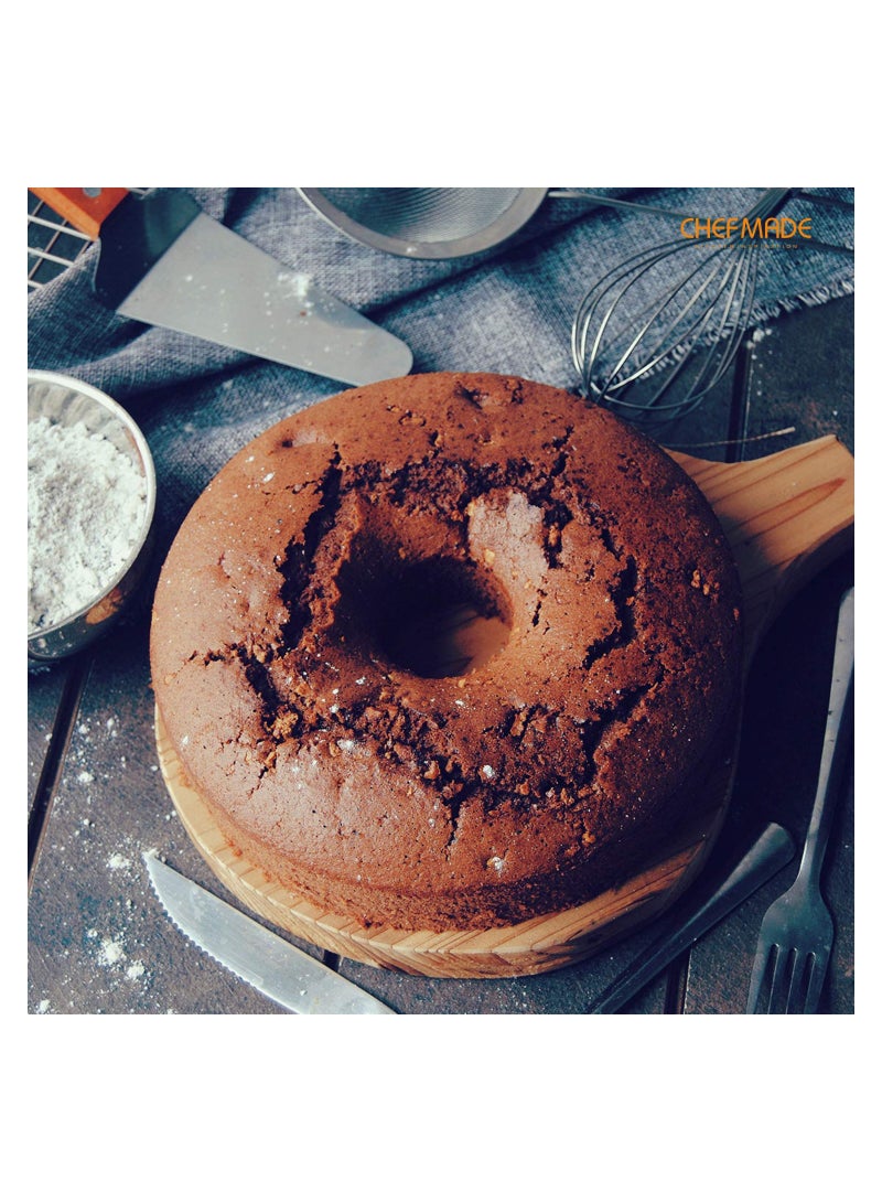 chefmade Angel Food Cake Pan 8 Inch with Removable Loose Bottom - Image 4