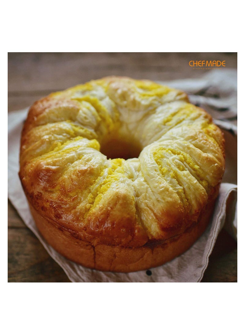 chefmade Angel Food Cake Pan 8 Inch with Removable Loose Bottom - Image 5