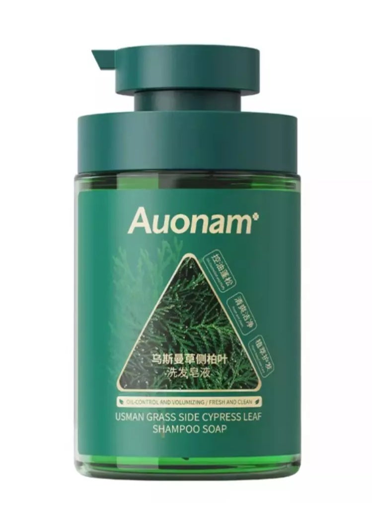 Herbal Auonam JSMAN Grass Side Cypress Leaf Oil-Control Volumizing Shampoo - Image 2