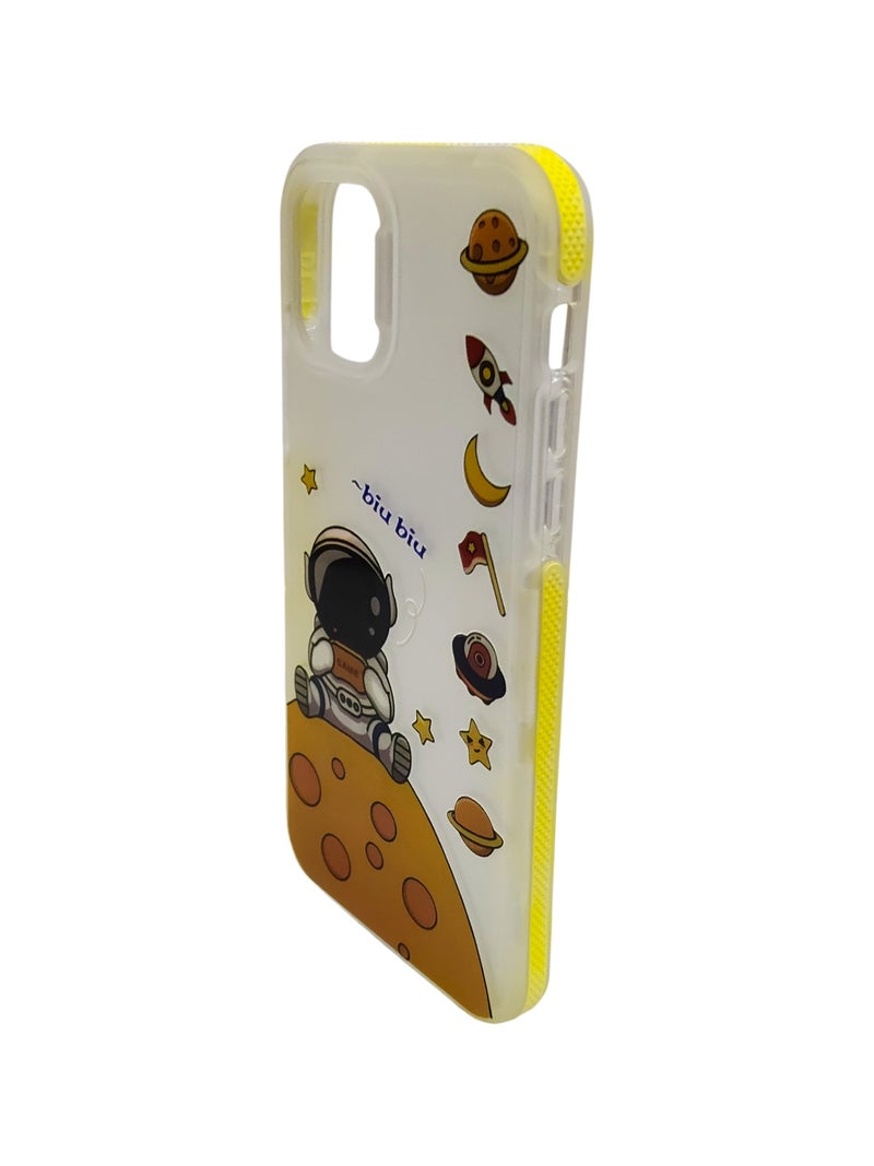 CFS Astronaut Design TPU Back Cover for Iphone 11 Pro Max - Multicolor - Image 3