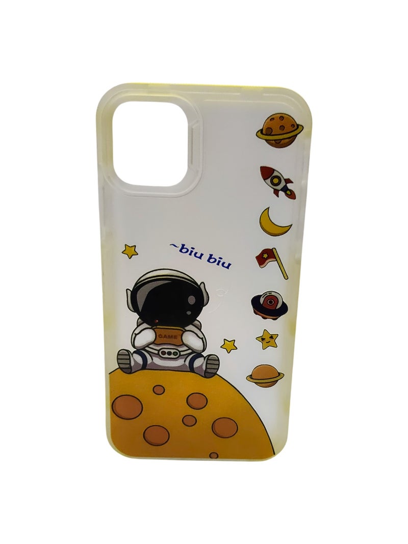 CFS Astronaut Design TPU Back Cover for Iphone 11 Pro Max - Multicolor - Image 1
