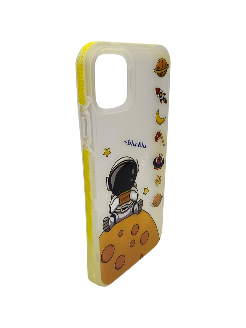 CFS Astronaut Design TPU Back Cover for Iphone 11 Pro Max - Multicolor - Image 2