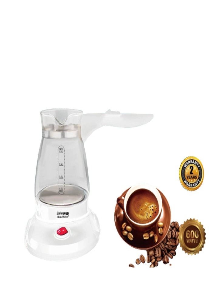 هوم ماستر غلاية قهوة تركي زجاج هوم ماستر HM-713  - Image 1