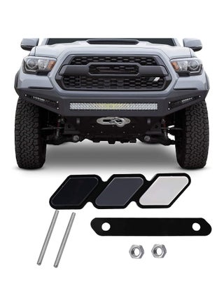 Tri-color grille badge logo decoration accessories car truck label for Tacoma 4Runner and for Tundra Rav4, three-color badge logo for Highlander's T-G3Y White-Light gray-Black - pzsku/Z0623B54EE9F6E4257BA9Z/45/_/1706674035/6455da93-3cfc-404c-94d9-8b7d7d0e6fe2