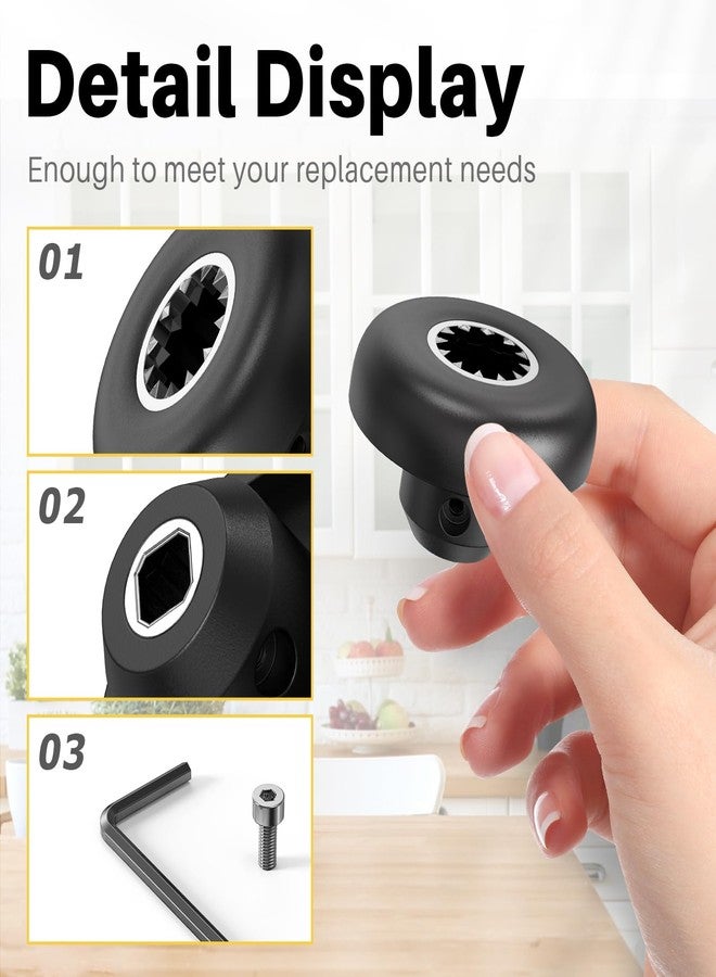 Yncotte 3 Pack Drive Socket Replacement, Drive Socket Blender Replacement Parts 891 802 with Allen Wrench Compatible with Professional Series 750 Parts - Image 3