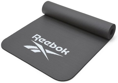 Reebok 7mm Training Mat – Extra Thick Non-Slip Exercise Mat for Yoga, Pilates & Fitness – Lightweight, Easy to Clean – Blue
