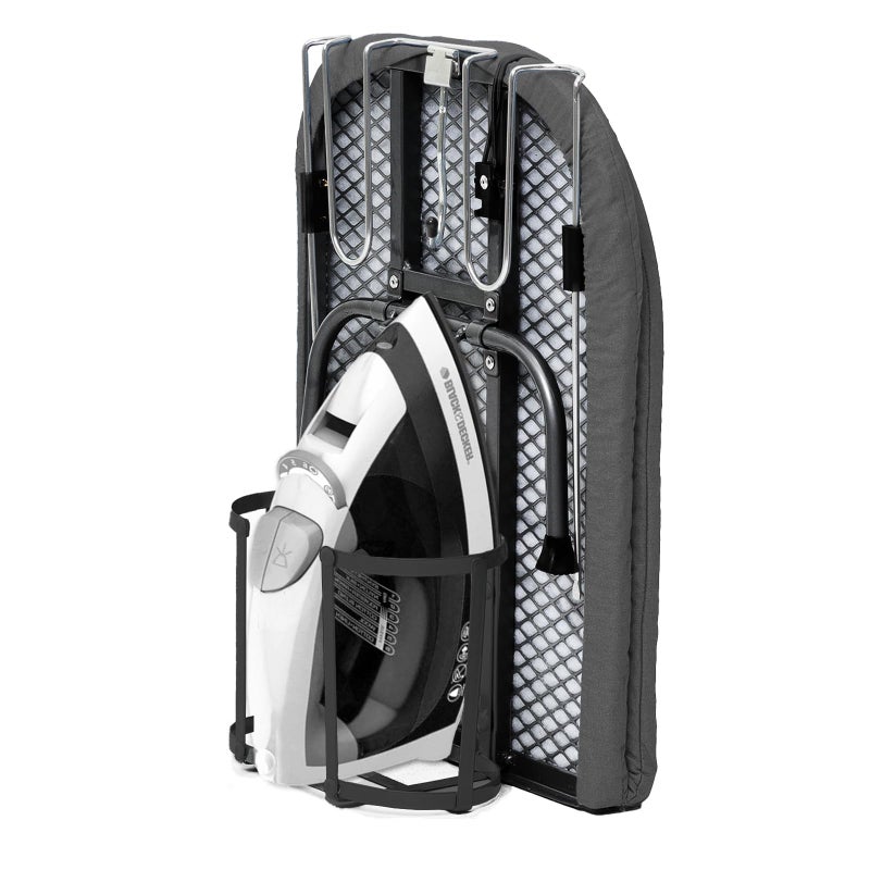 RAINHOL Tabletop Ironing Board with Iron Holder, RAINHOL Small Folding Ironing Board with Cover and Pad, Portable Compact Mini Iron Table for Home & Travel, Black - Image 1