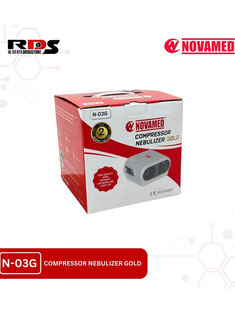 Compressor Nebulizer Gold N-03G: Efficient and Quiet Respiratory Treatment - pzsku/Z0623C2C367D96433A82CZ/45/_/1710843669/31dd703e-b9e0-4f70-be2b-30b7d60325e2