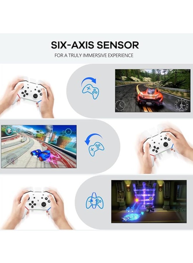 Switch controller, wireless controller, left and right switch/OLED/Lite support gyroscope axis/dual vibration/screenshot and wake-up - Image 4