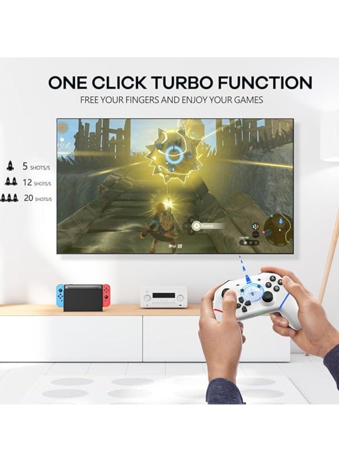 Switch controller, wireless controller, left and right switch/OLED/Lite support gyroscope axis/dual vibration/screenshot and wake-up - Image 5