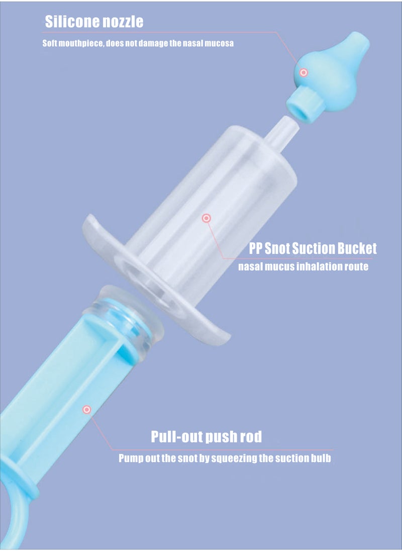 ONETO - Baby Syringe Silicone Nasal Aspirator Does Not Hurt The Nasal Cavity Anti-reflux Silicone Suction Head Nasal Aspirator - Image 1