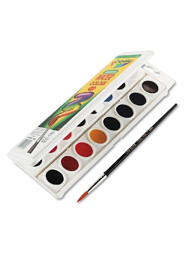 كرايولا مجموعة ألوان مائية تعليمية فائقة السطوع وقابلة للمزج مكونة من  قطعة متعددة الألوان - Image 4