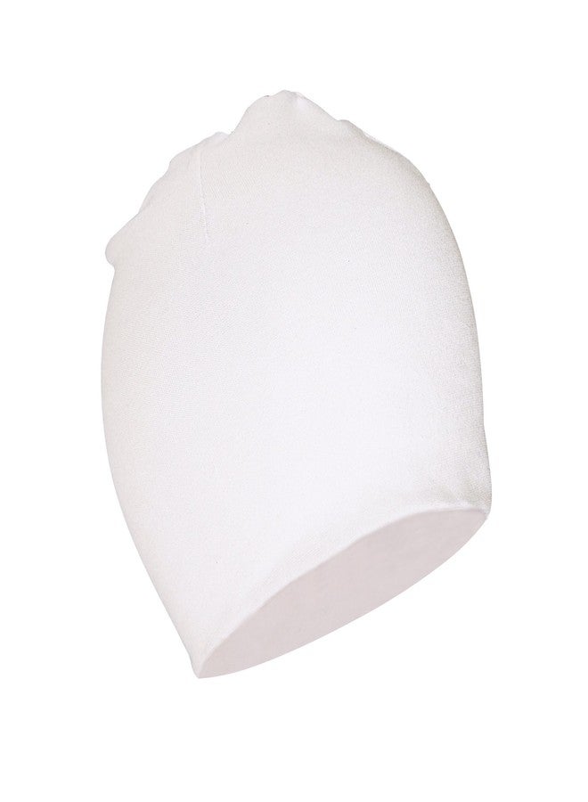 Kaariss Toddler Infant Baby Soft Cute Knit Kids Hat Beanies Cap, White - Image 1