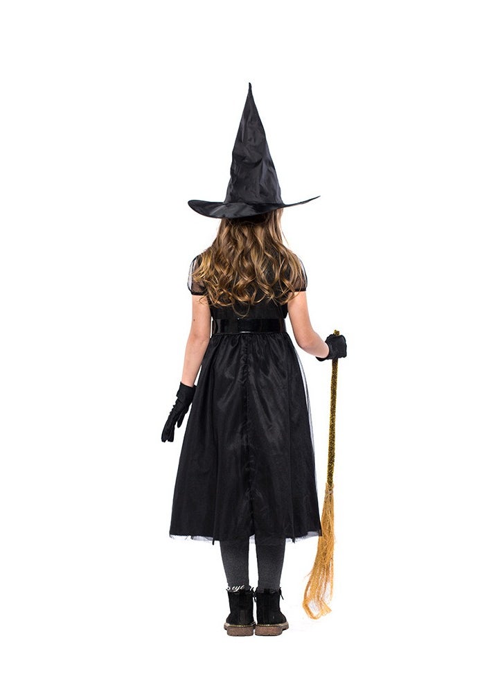 xppier Witch Costumes Girls Halloween Dress Up, Size M, 6-7 Years Old  - Image 5