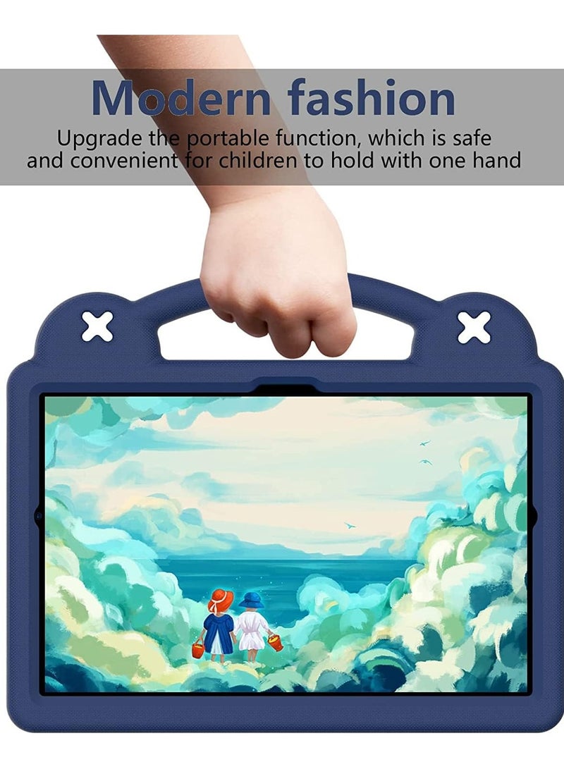 VKL Kids Case Compatible with Lenovo Tab M10 Plus 3rd Gen 10.6 Inch 2022, Heavy Duty EVA Foam Shockproof Cover Kids Proof Case with Stand (Dark Navy) - Image 3