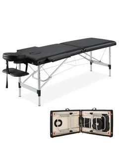 ZUIHAO Massage Table Portable Massage Table 3 Folding Lightweight Height Adjustable Salon Spa Table with Carrying Case  - Image 1