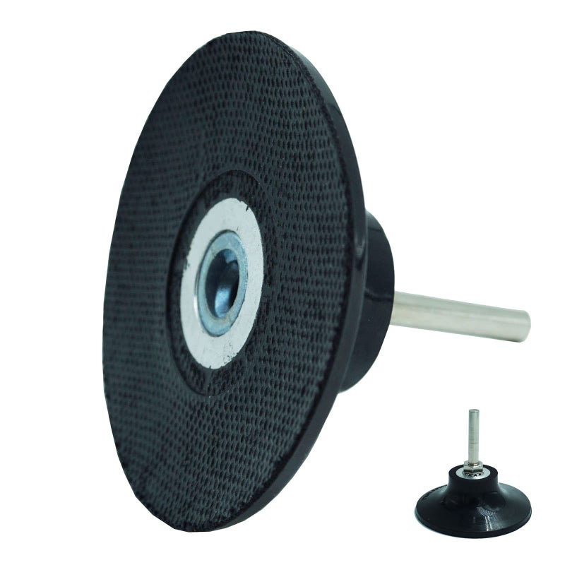 Crossarctic 2PCS 3 inch Sanding Discs Holder Roll Lock Disc Pad Quick Change Disc Adapter with 1/4" Shank Compatible with Roloc 3" Sanding Disc Die Grinder Drill Driver - Image 4