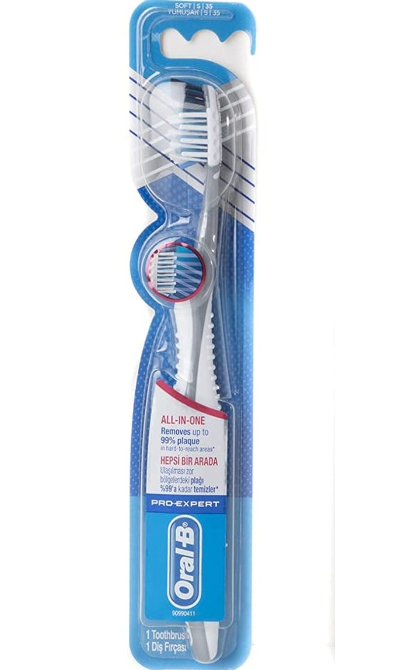 Oral-B All in one Pro-Expert soft 1Toothbrush,Multicolor - Image 1