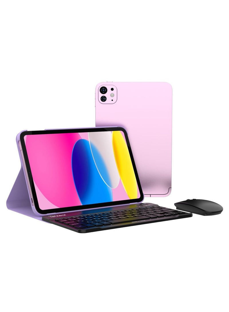 Telzeal P104 Smart Tablet with Android 13 10.1" FHD Screen 16GB RAM 1TB ROM - with Powerful 10,000mAh Battery Purple - Image 1