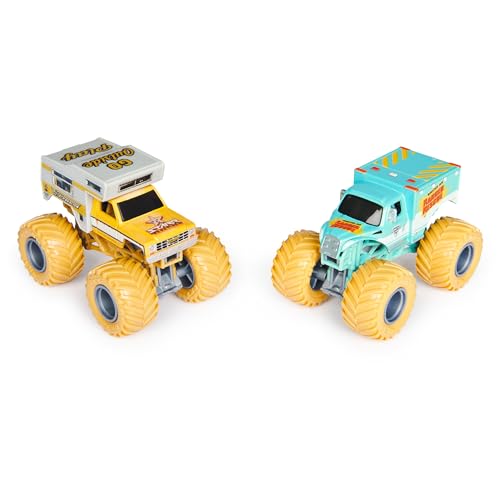Monster Jam, Official Wreckreation Vs. Forest Rescue Die-Cast Monster Trucks, 1:64 Scale, Kids Toys for Boys Ages 3 and up - Image 2